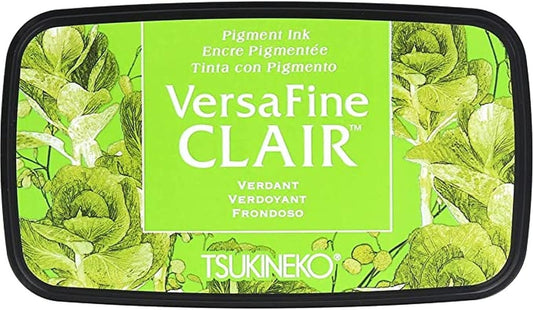 Tsukineko, VersaFine Clair, Full Size Ink Pad, Verdant,Green