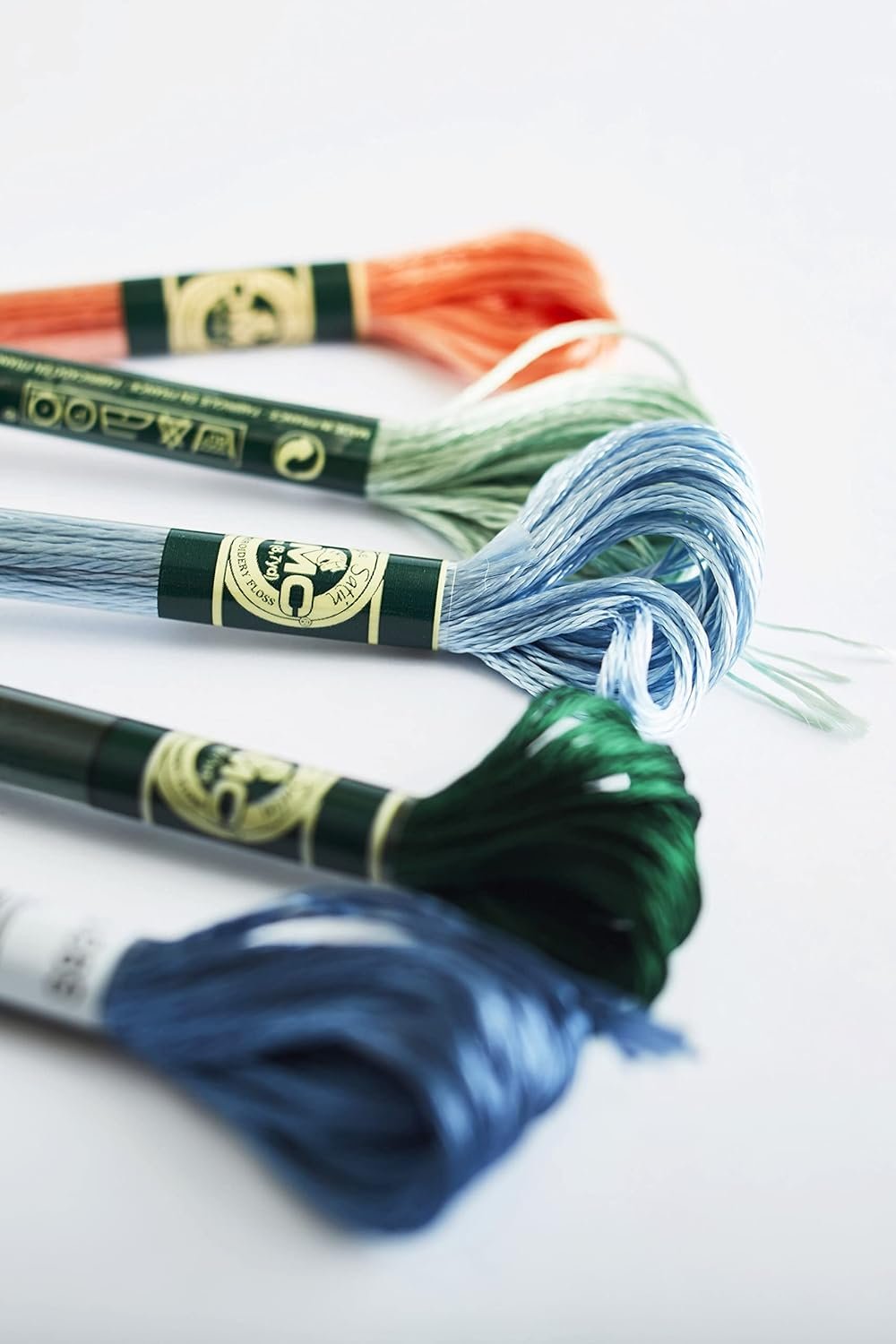 DMC 1008F-S700 Shiny Radiant Satin Floss, Tropical Leaves, 8.7-Yard