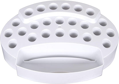 ArtBin 6974AG Desktop Accessory Storage with 24 Slots, [1] Art & Craft Organizer, White