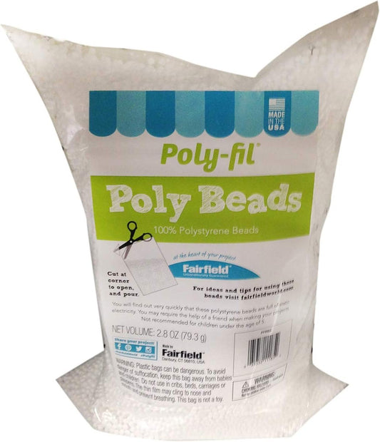 FAIRFIELD PROCESSING CO. Polyfil Poly Beads Bag, 2.8 oz, Multicolor (PFBBG)