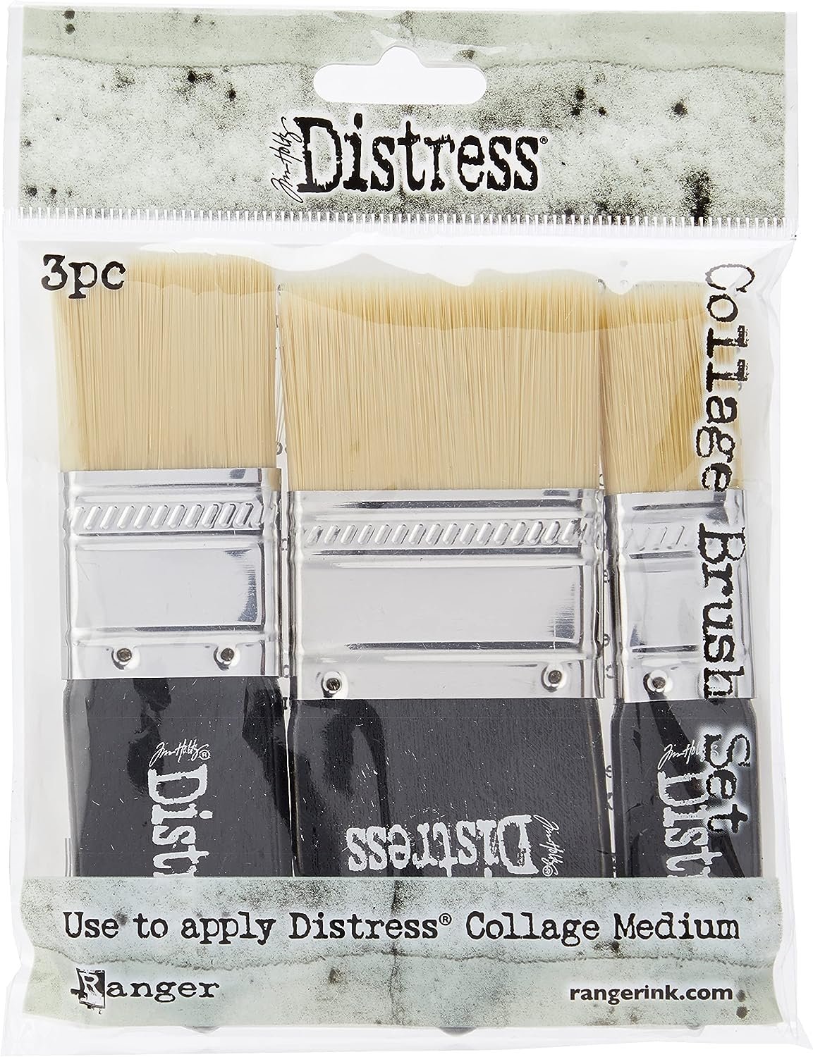 Ranger TDA50872 Tim Holtz Distress Collage Brush-3/4, 3/4", Multi-Colour