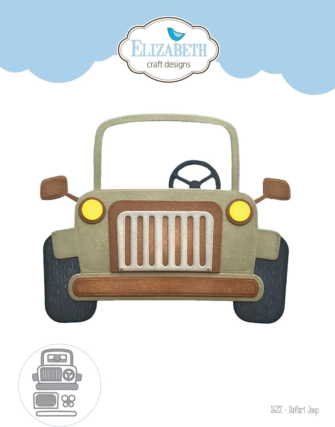 Elizabeth Craft Designs Elizabeth Craft Metal Die-Safari Jeep