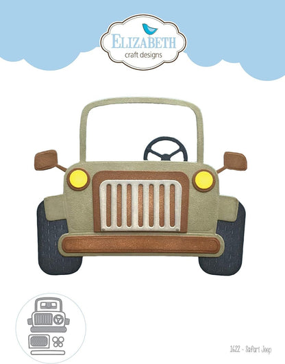 Elizabeth Craft Designs Elizabeth Craft Metal Die-Safari Jeep