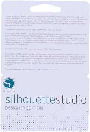 Silhouette Studio Designer Edition Software Card for Scrapbooking