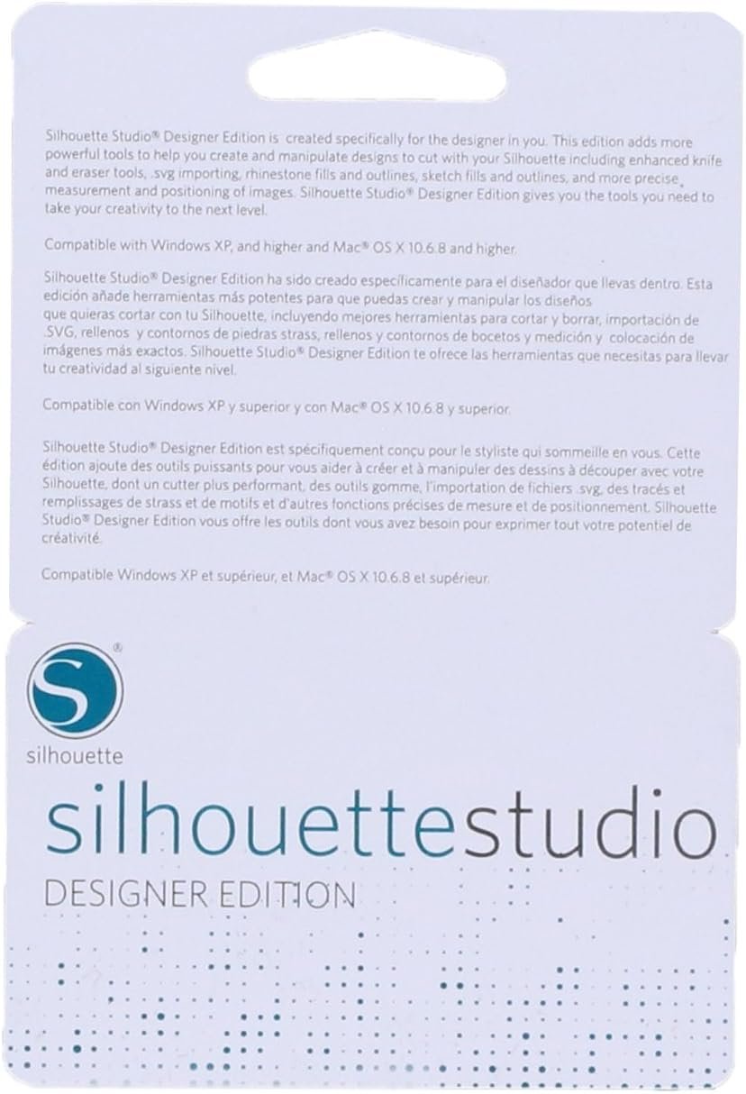 Silhouette Studio Designer Edition Software Card for Scrapbooking