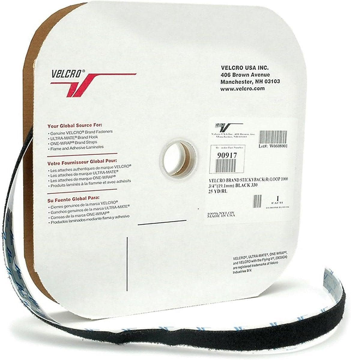 Velcro Brand Sticky Back Hook Tape - in your choice of colors