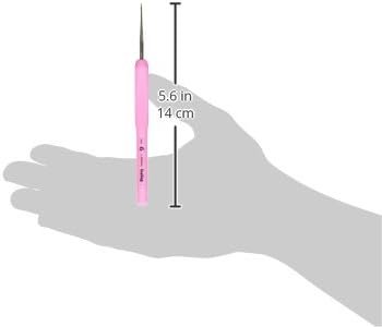 Tulip Needle Company TEL-06E Etimo Rose Steel Crochet Hook-Size 6/1.0mm
