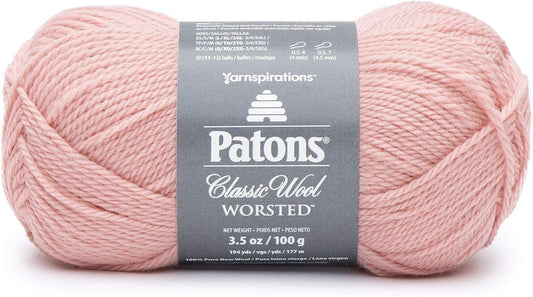 Patons Classic Wool Yarn, Pink Quartz