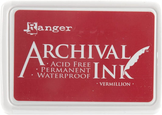 Ranger AIP-30461 Archival Inkpad, Vermillion