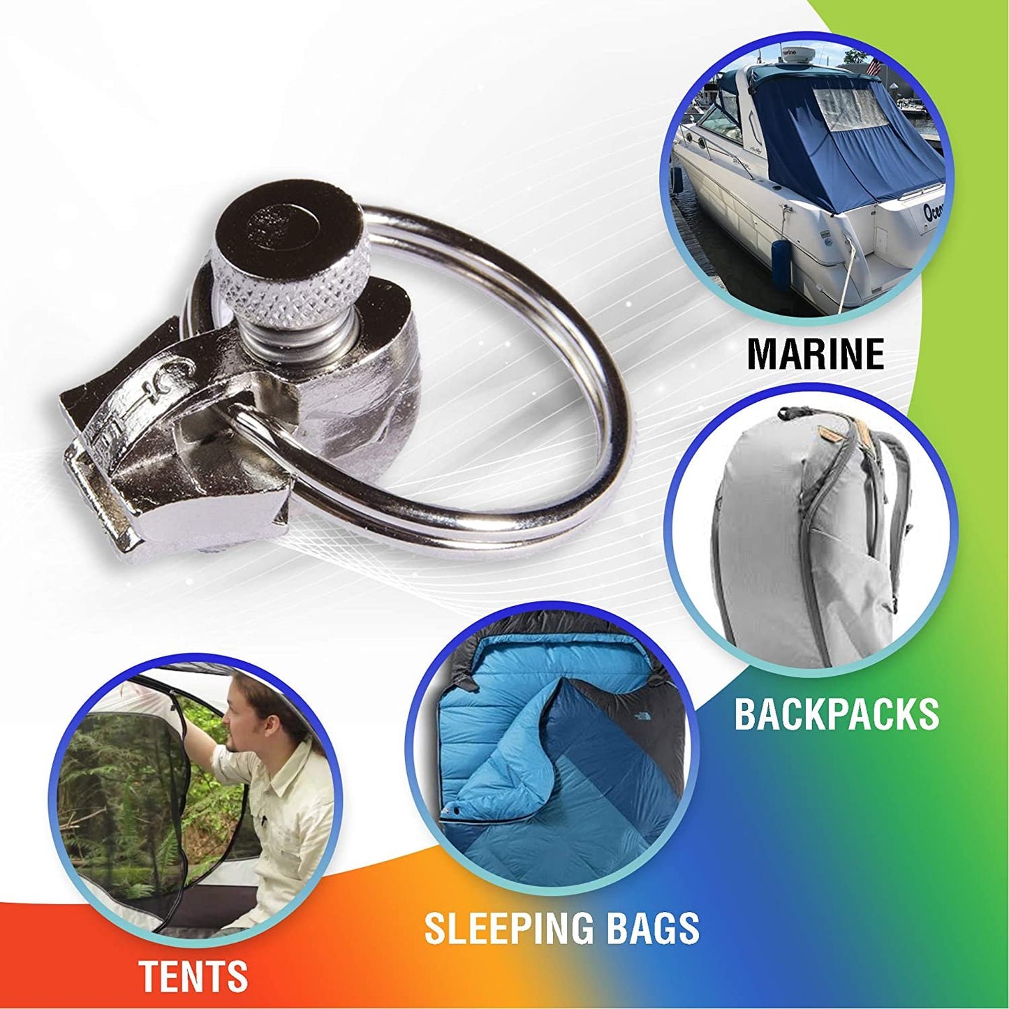 FixnZip 3 Pack Instant Zipper Replacement, Combo Pack (S,M,L), Black Nickel