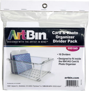 ArtBin 6841AG Card & Photo Box, Clear, 1 Box