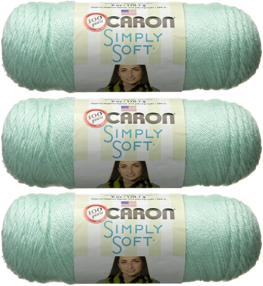 Caron Simply Soft Yarn Solids (3-Pack) Soft Green H97003-9739