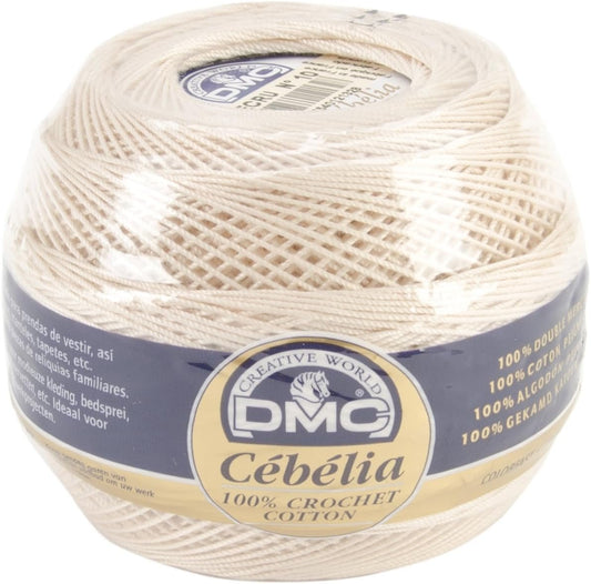 DMC/Cebellia Crochet Cotton Size 10, Ecru