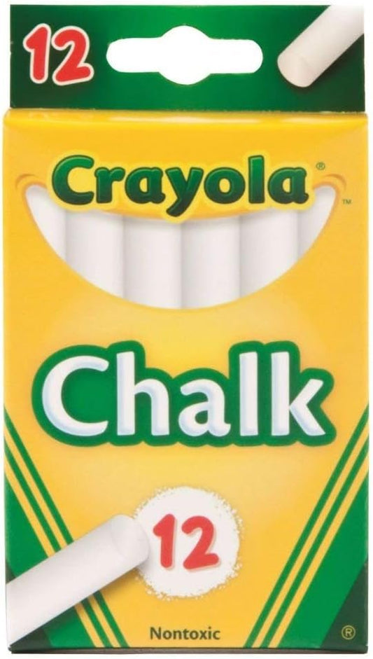 Crayola White Chalk 12 Ea (Pack of 6)