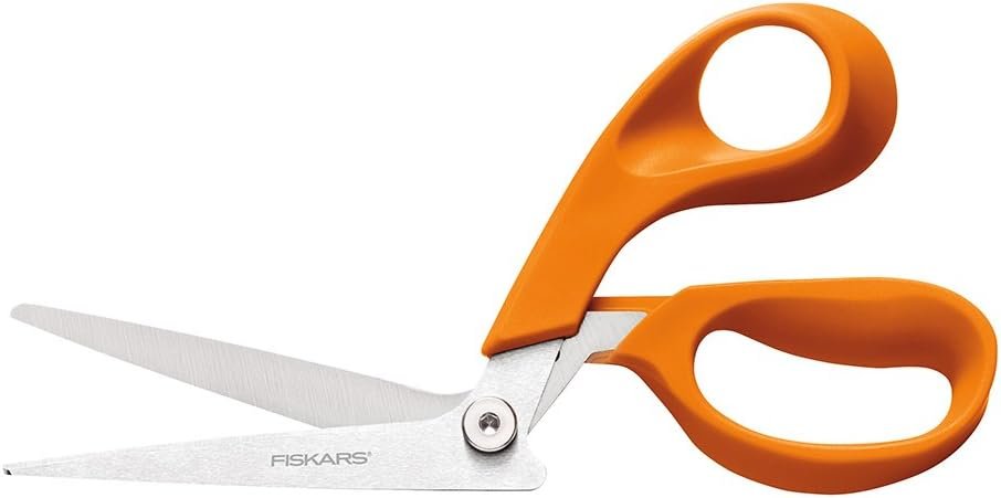 Fiskars RazorEdge Fabric Shears/Seam Ripper for Tabletop Cutting