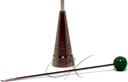 Art Institute Glitter AG Metal tip, 1 Pack, Silver - METALTIP