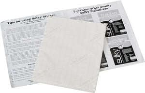 Sulky 551-01 Sticky Self, 22.5-Inch by 36-Inch, Adhesive Tear/Away Stabilizer, Transparent