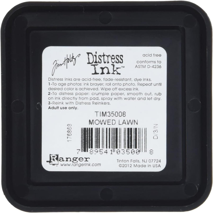 Ranger TIM35008 Tim Holtz Distressed Ink Pad, Mowed Lawn Green, by The Yard