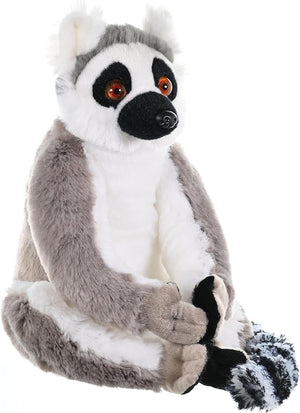 Wild Republic Ring Tailed Lemur Plush, Stuffed Animal, Plush Toy, Gifts for Kids, Cuddlekins 12 Inches