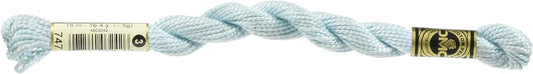 DMC 115 3-747 Pearl Cotton Thread, Very Light Sky Blue