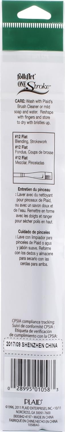 FolkArt One Stroke Donna Dewberry One-Stroke Brush - #12 Flat