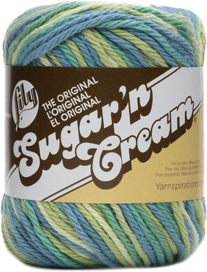 Lily Yarn SUGAR'N CR, Waterfront Ombre