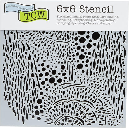 Crafters Workshop Template 6"X6", Sea Bubbles