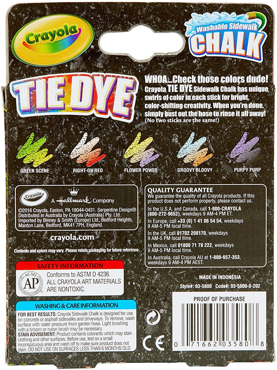 Crayola Washable Sidewalk Chalk