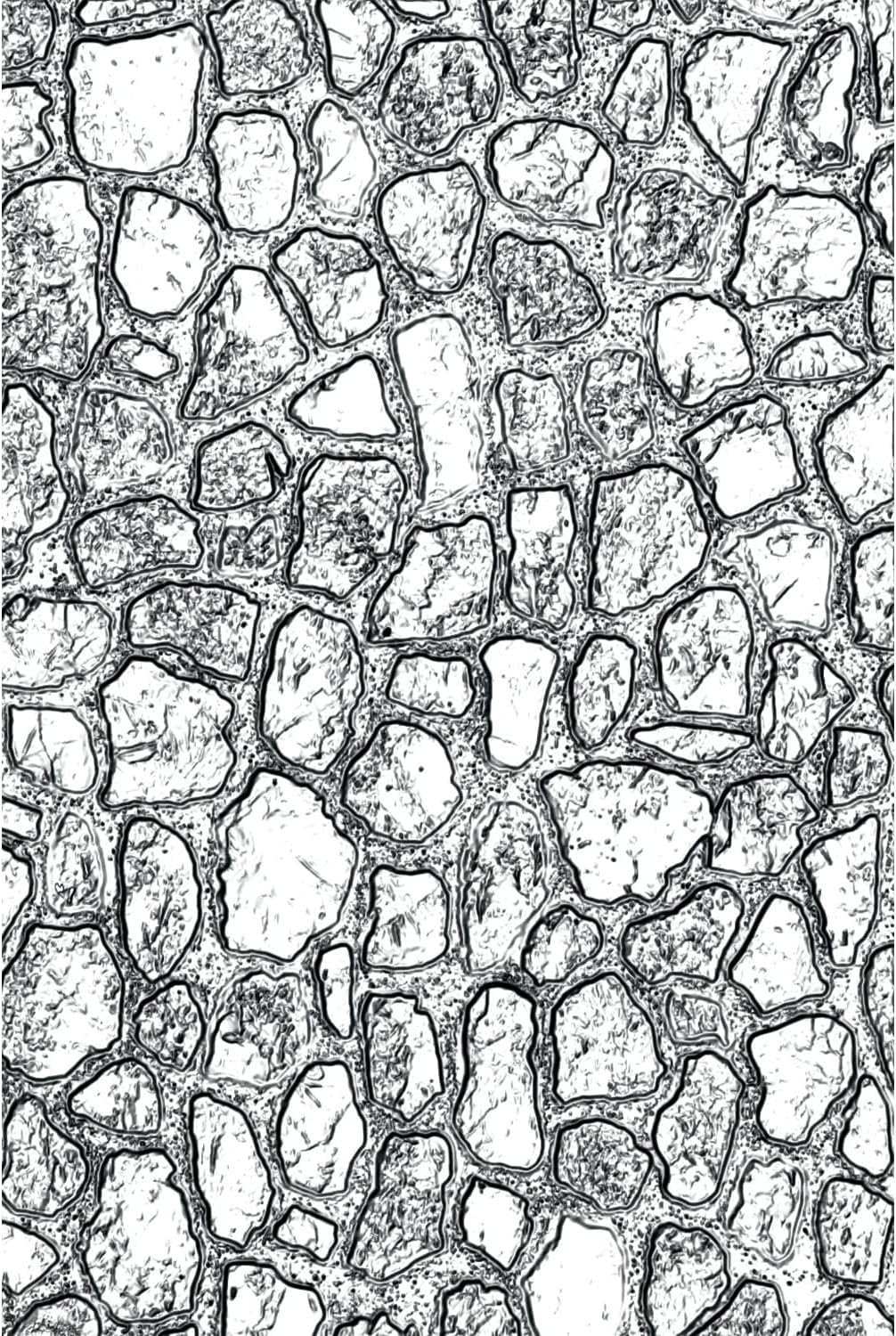 Sizzix 3-D Texture Fades Embossing Folder Mini Cobblestone by Tim Holtz, 665461, Multicolor