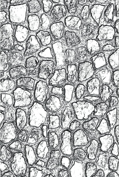 Sizzix 3-D Texture Fades Embossing Folder Mini Cobblestone by Tim Holtz, 665461, Multicolor