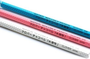 Clover Water Soluble Pencil-White, Pink & Blue