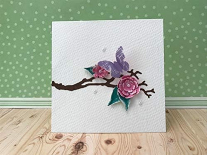 Sizzix, Multi Color, Thinlits Die Set 661806, Tattered Florals by Tim Holtz, 21 Pack, One Size (SIZ661806)
