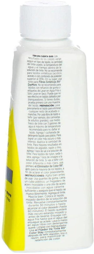 Rit Dyes lemon yellow liquid 8 oz. bottle [PACK OF 4 ]