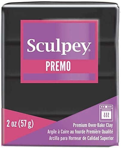 Premo Sculpey Polymer Clay 2oz-Black