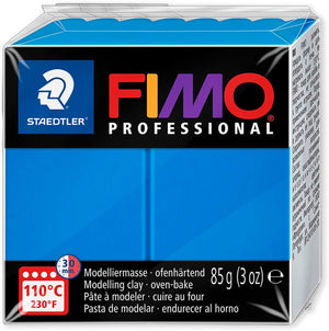 Staedtler 8004 FIMO Professional Oven-Hardening Polymer Modelling Clay - Pack of 5 x 85g Blocks - True Colours