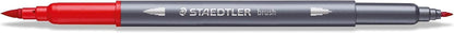 STAEDTLER 3001 TB36 ST Double-Ended Watercolour Brush Pen, 1 Count (Pack of 1), Multicolor