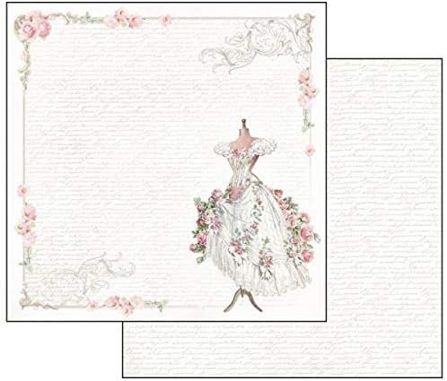 Stamperia Intl Wedding Double Sided Paper Pad (10/Pack), 12" x 12"