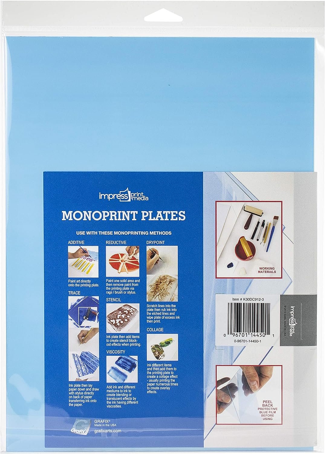 Grafix Impress Print Media Monoprint Plates