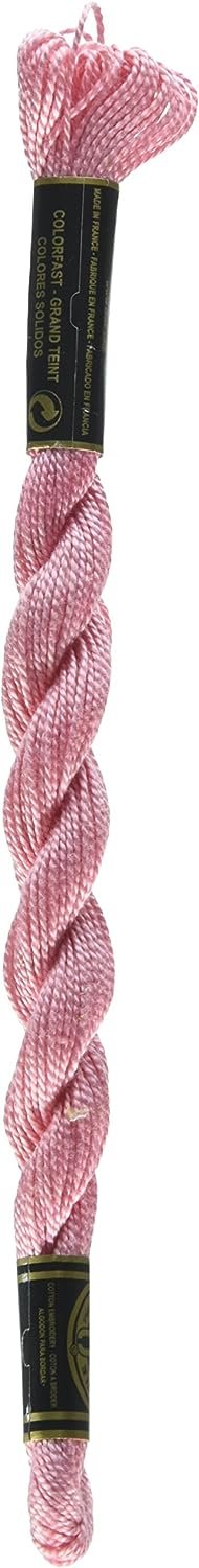DMC 115 5-3326 Pearl Cotton Thread, Light Rose, Size 5
