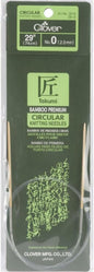 Clover 3016/29-08 Takumi Bamboo Circular 29-Inch Knitting Needles, Size 8