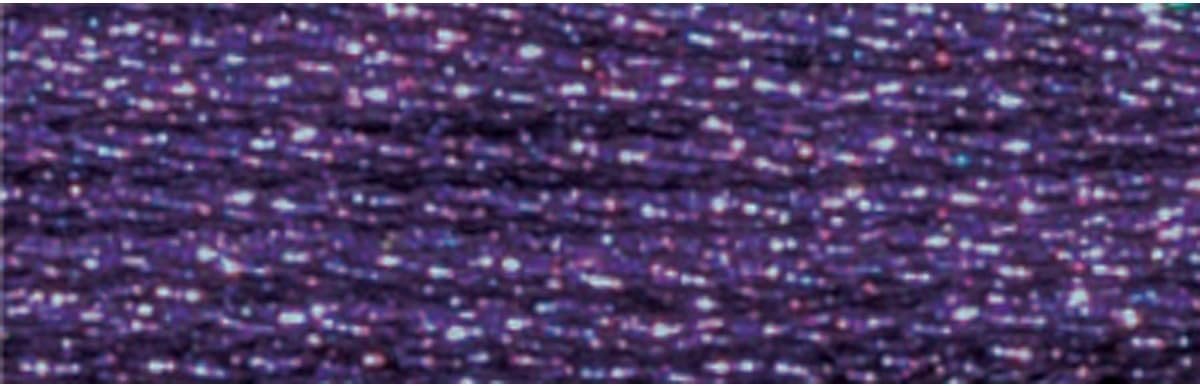 DMC 317W-E3837 Light Effects Polyster Embroidery Floss, 8.7-Yard, Purple Ruby