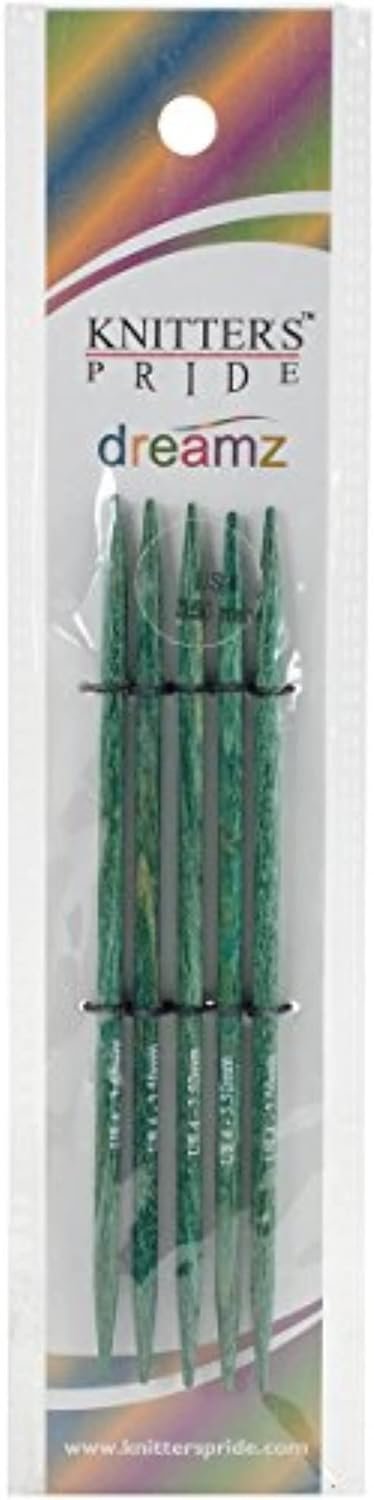 Knitter's Pride-Dreamz Double Pointed Needles 5", Size 4/3.5mm