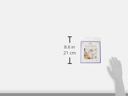 DMC DC90 Water Soluble Cross Stitch Canvas, 8 by 8-1/2-Inch, White, 14 Count