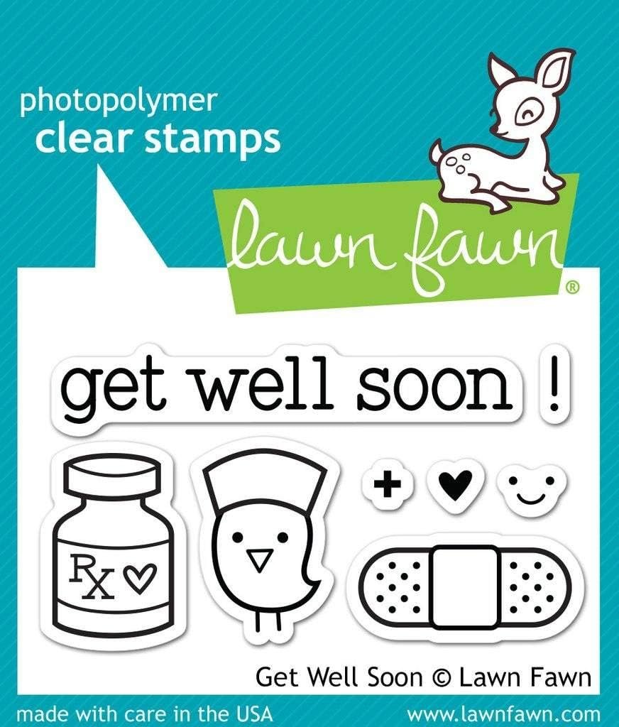 Lawn Fawn Clr Stamp Get Well