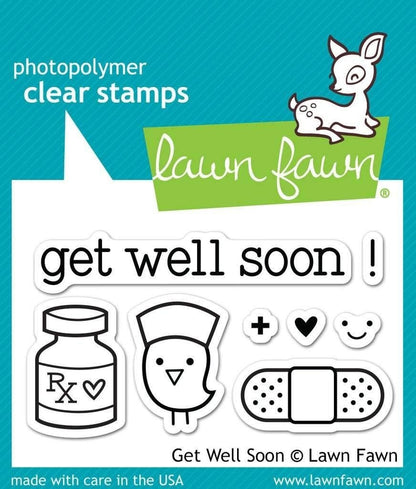 Lawn Fawn Clr Stamp Get Well
