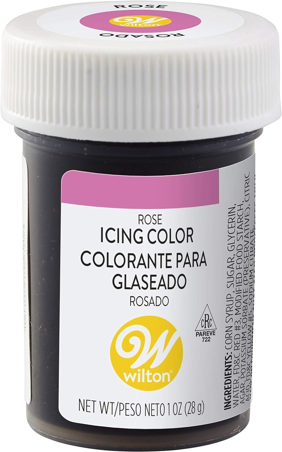 Wilton Rose Icing Color, 1 oz. - Pink Food Coloring