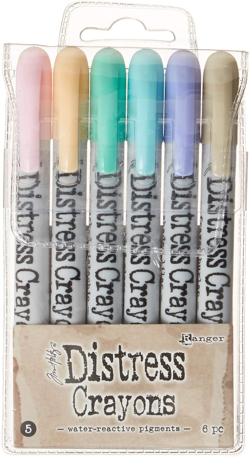 Tim Holtz Distress Crayon Set-Set #5