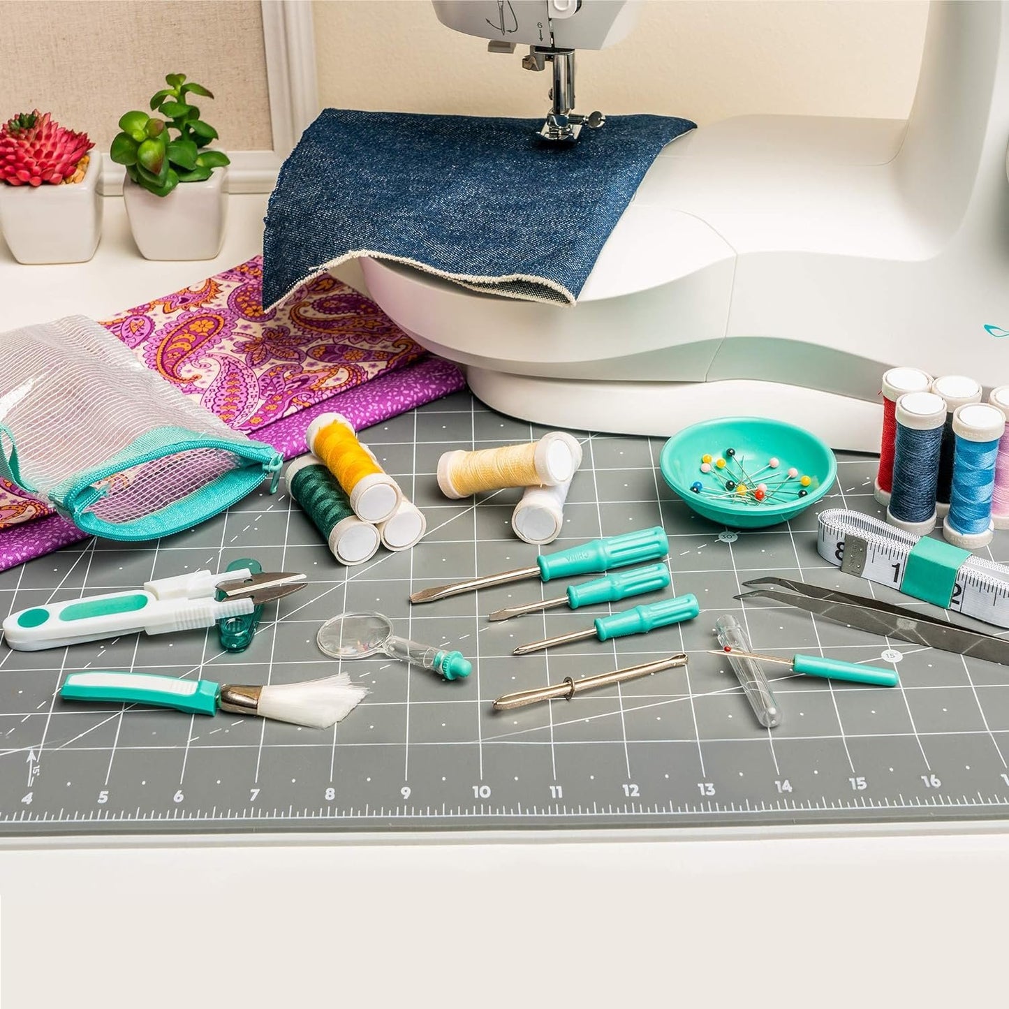 Singer - Start 1234 Machine Essentials Sewing Kit - 43 Pieces