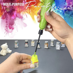 Pixiss Premium Resin Mixer - Handheld Rechargeable Epoxy Mixer, Epoxy Resin Mixer Pro, Resin Stirrer for Resin, Resin Molds, Silicone Molds Mixing, Includes 4 Unique Styles - Resin Mixer Starter Kit