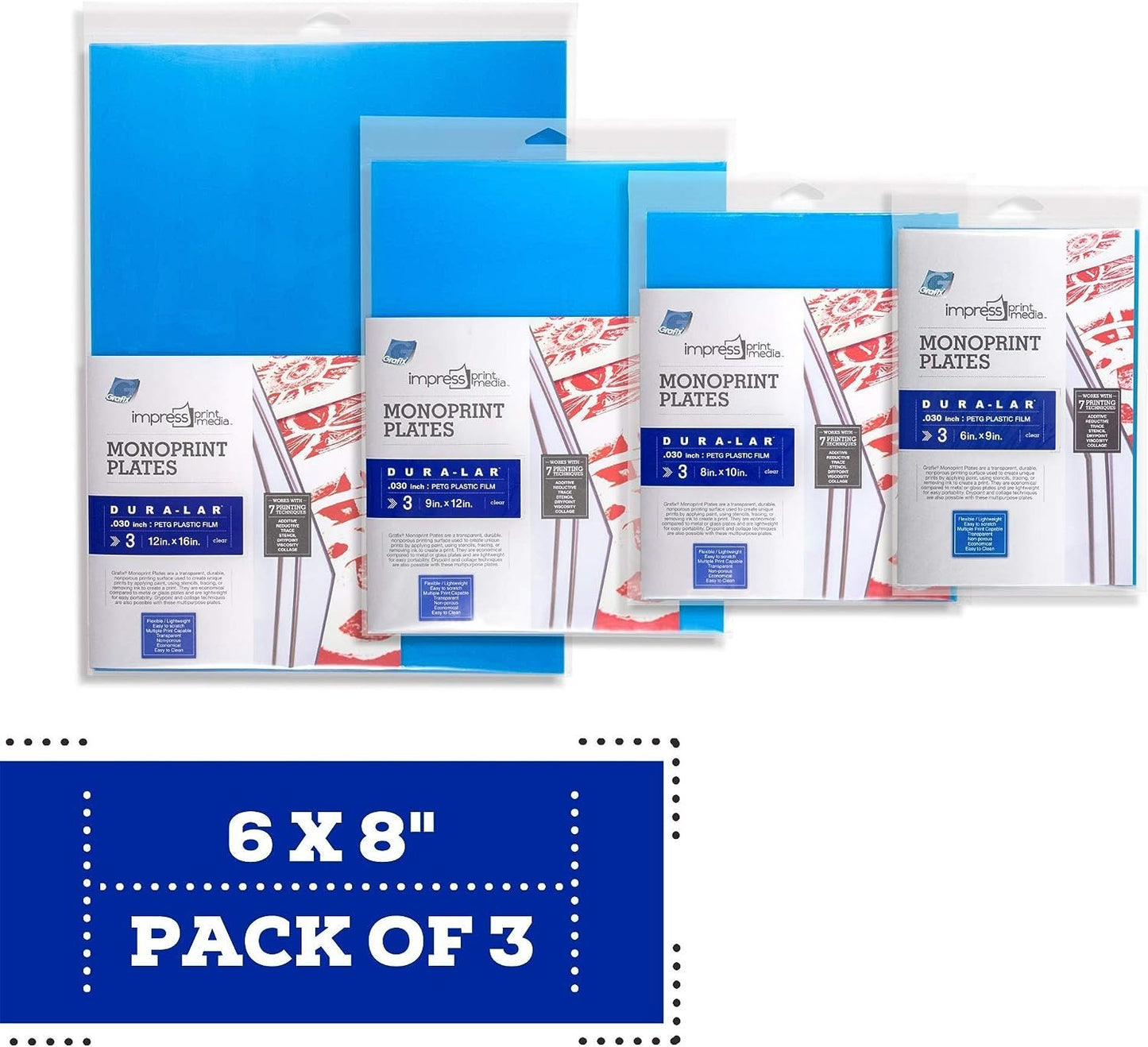 Grafix Impress Print Media Monoprint Plates
